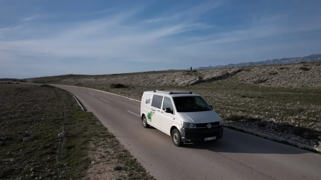 Travel with a campervan through Croatia